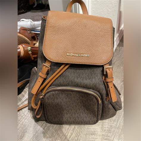 michael kors abbey large backpack brown acorn|Amazon.com: Michael Kors Abbey Backpack.